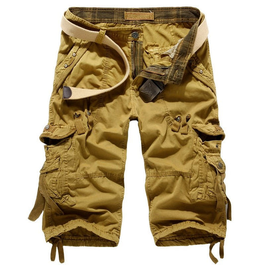 Kellor Men's Casual Shorts - Zekro Market - Bermuda Masculina Kellor - 14:175khaki;5:200000337 - Kellor Men's Casual Shorts