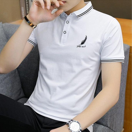 Lavelo Men's Polo Shirt - Zekro Market - Camisa Masculina Polo Lavelo - 14:496white1;5:361385Asian size L - Lavelo Men's Polo Shirt