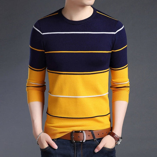 Syerra Men's Sweater - Zekro Market - Suéter Masculino Syerra - 14:771Camel;5:361385 - Syerra Men's Sweater